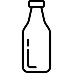 black icon - Bottle icon
A minimalist black and white icon of a bottle, representing beverages, packaging, and consumption