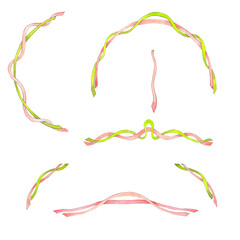 set of ribbons