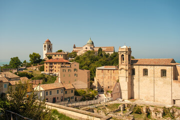 Fototapeta na wymiar Ancona old town, city centre, Marche region, Italy
