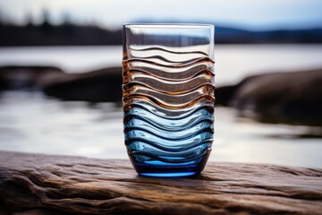 handcrafted unity cup filled with water