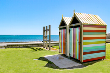 Bather's Beach in Fremantle on a Beautiful Sunny Day in Perth, Western Australia