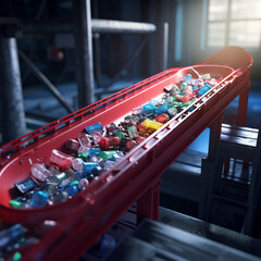 Plastic recycling plant.