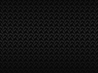 Black metal texture steel background. Perforated metal sheet.