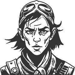 Unexpected Vintage Illustration Vector