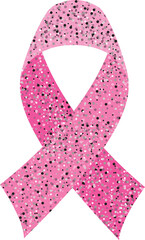 Pink Ribbon breast cancer awareness vector design