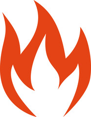 Orange fire vector