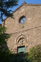 Papier Peint photo autocollant Tour de Pise Volterra, medieval city in  Tuscany, Italy