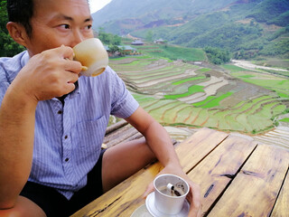  rice terrace in sapa , vietnam