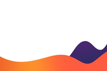 Colorful wave on white background ,multi color background.