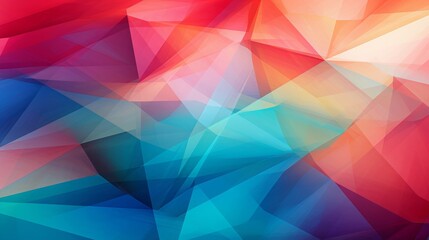 Obraz premium abstract minimalist colorful shapes, concept colorful shapes, 16:9 