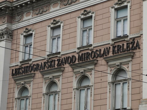Miroslav Krleza Institute of Lexicography Leksikografski zavod Miroslav Krleza Zagreb Croatia architecture city town