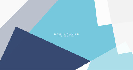 abstract geometric blue and grey colorful background template for presentation