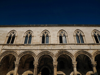 Dubrovnik Croatia medieval Rector's Palace Croatian Knezev dvor Italian Palazzo dei Rettori used to...