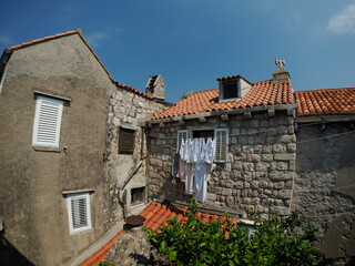 Fototapeta na wymiar Dubrovnik - Croatia medieval town view from the city walls