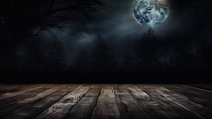 Halloween background for text ai generated Halloween background illustration