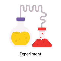 Experiment vector Flat Icon Design illustration. Symbol on White background EPS 10 File 