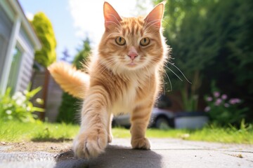 cat refusing to walk due to front paw pain
