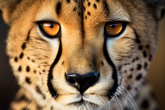 Nahaufnahme Gepard