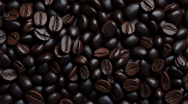 brown coffee beans, food texture background for culinary industry and hospitality