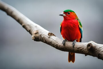 Obraz premium red cardinal on a branch