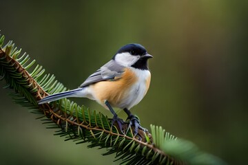 Obraz premium black capped kingfisher