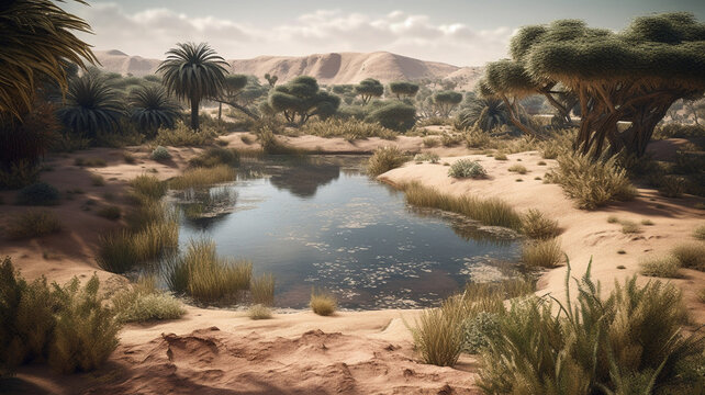 Oais in the Desert - Water in the Desert