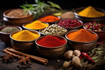 a range of spices known for digestive benefits
