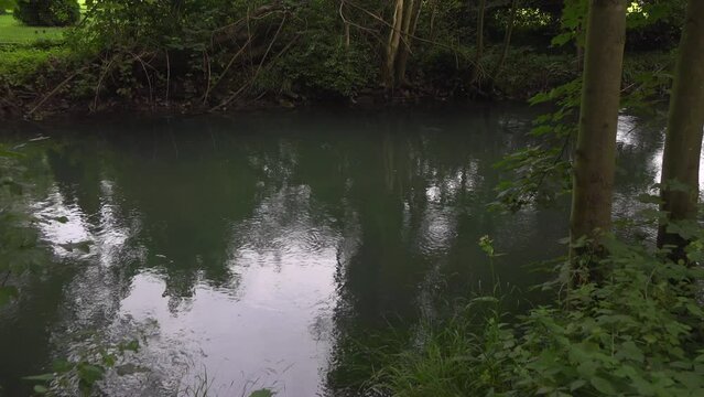 River Lippe in Paderborn, Germany