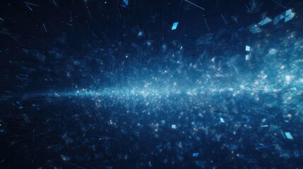 effect dust blue particles illustration abstract glitter, texture bokeh, glow flare effect dust blue particles