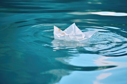 paper boat floating in water made from unlawful questions