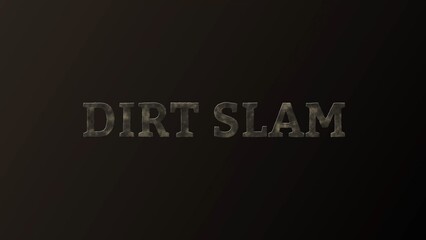 Earth Dirt Rock Impact Slam Title Intro Template