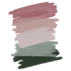 Vector collection of hand drawn scribbles. Color palette for your design