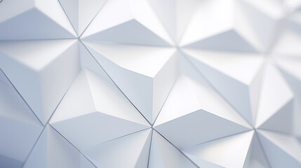 white geometric patterns with a blurred focus