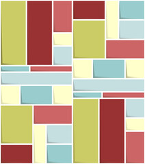 3d color squares. Background vector illustration.