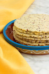 Mexican corn tortillas