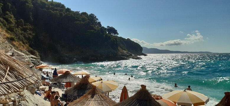 Plazhi Pulebardha, Spiaggia di Pulebardha, albania, saranda