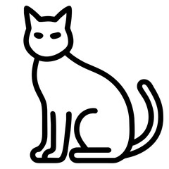 black cat with a cat