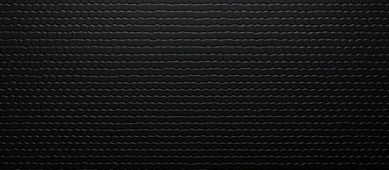 Seamless horizontal texture of black plastic
