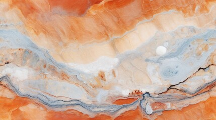 Fototapeta premium abstract marble texture agate gold orange, ai