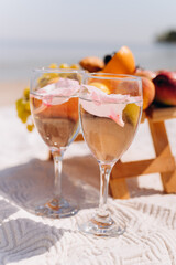 glass of champagne
