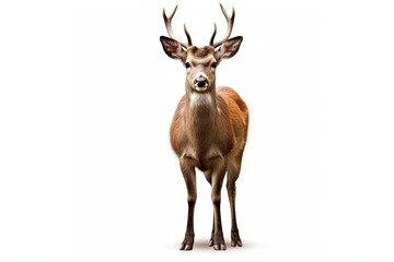 Deer isolated on white background 