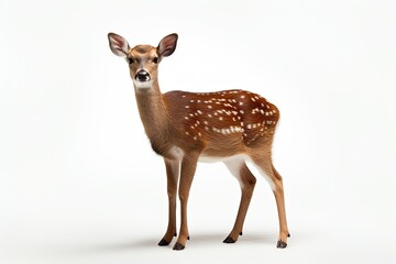 Deer isolated on white background 