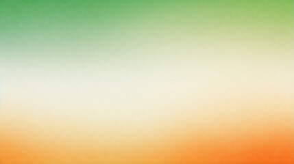 Orange, white and green colors background. Blurred noise texture effect. Web banner