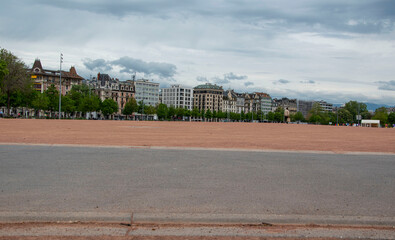 Fototapeta premium en pleine ville