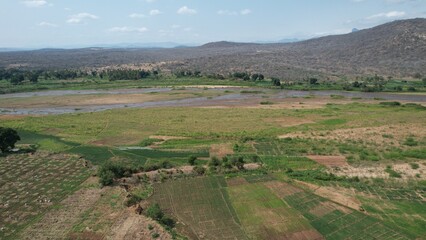 Naklejka premium Africa farm