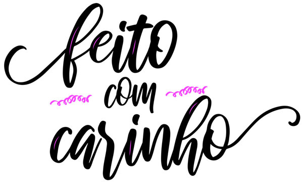 Lettering feito com carinho
