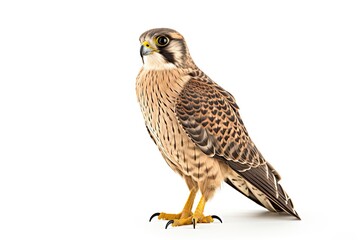Falcon isolated on white background