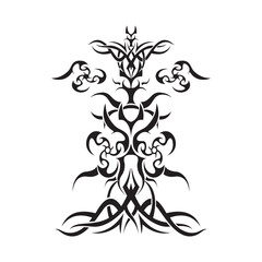 Evil Davil Editable Vector Floral Artwork design for t-shirt design and multipurpose use