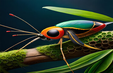 forest insects, png
