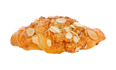 Croissant with almond transparent png